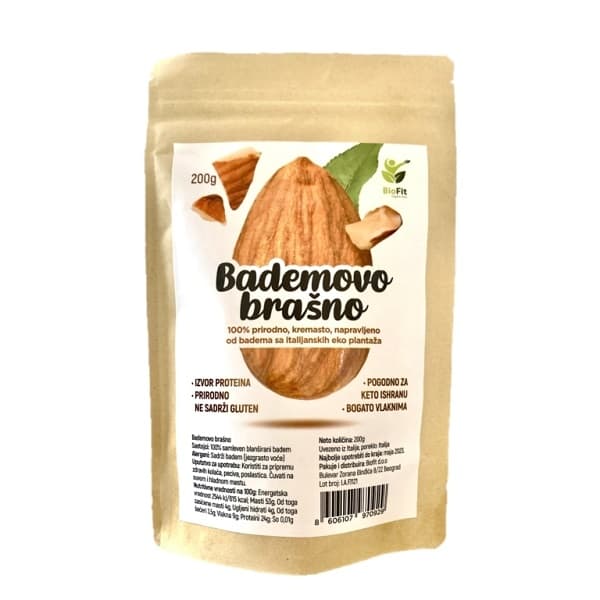 Bademovo brašno 200g Biofit