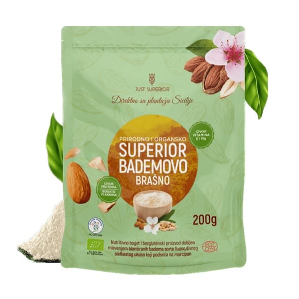 Bademovo brašno 200g Just Superior