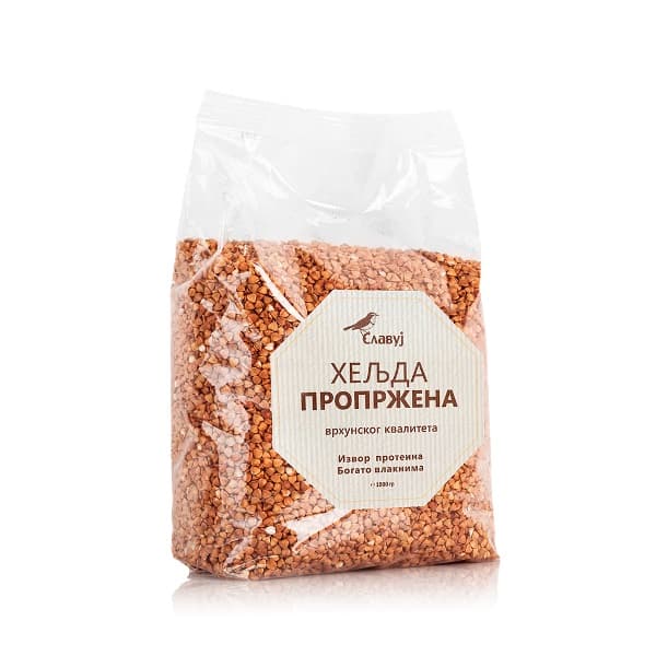 Heljda propržena bez glutena Slavuj 1kg