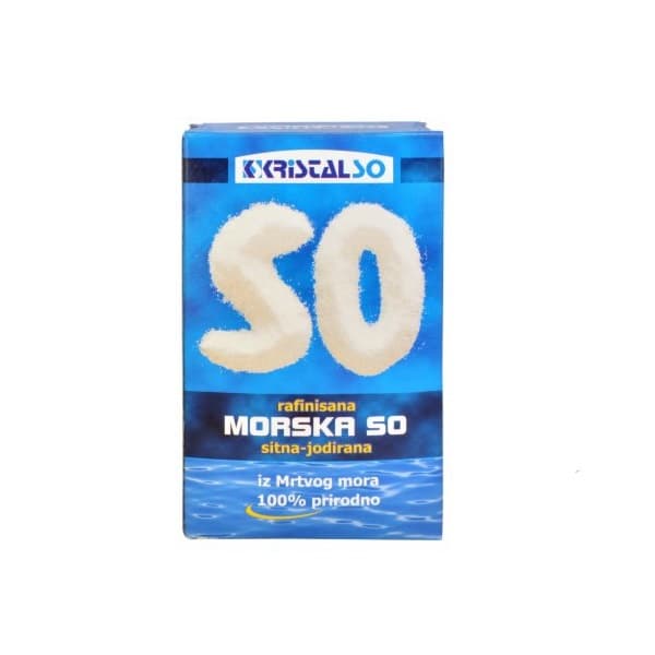 Morska so sitna 1kg Kristal so