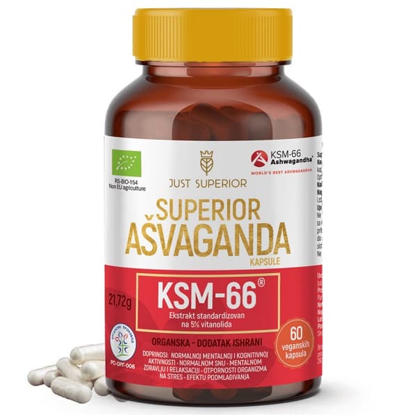 Organska Ašvaganda KSM 66 Just Superior