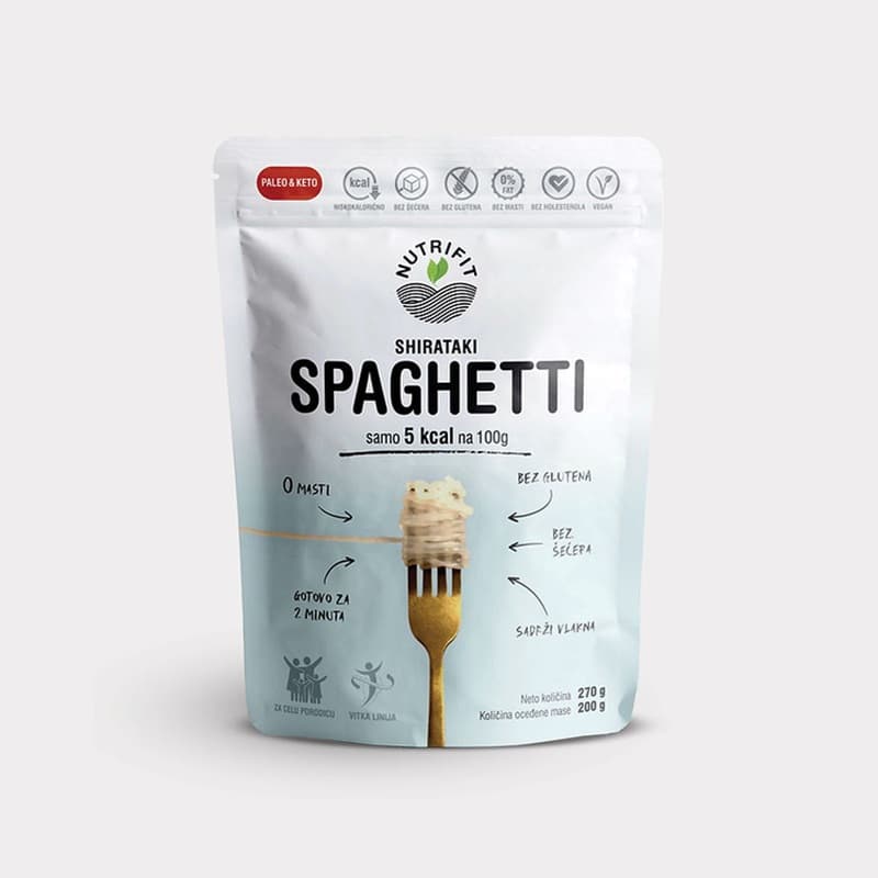 Shirataki ( Konjac ) Spaghetti 250g Nutrifit
