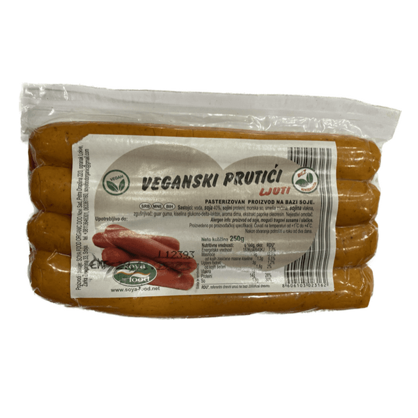 Veganski prutići ljuti 250g Soya Food