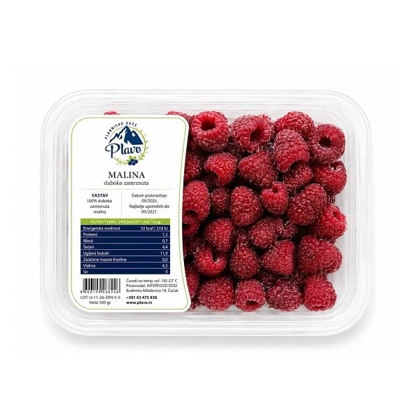 Zamrznuta Malina 500g Plavo