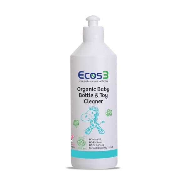 ECOS 3 Organsko sredstvo za za pranje flašica, posuđa i igračaka za bebe 500ml