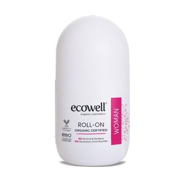 ECOWELL Organski dezodorans WOMAN roll on 75ml