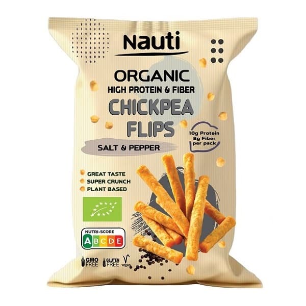 Flips od leblebija so i biber bez glutena 55g Nauti