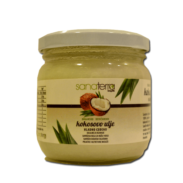 Organsko devičansko kokosovo ulje Sanaterra 150g