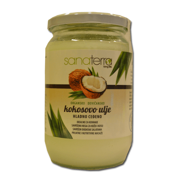 Organsko devičansko kokosovo ulje Sanaterra 560g
