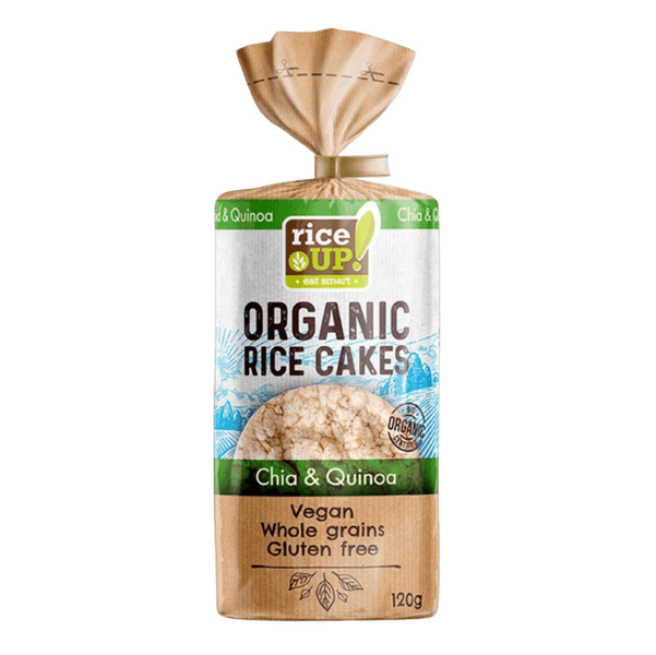 RICE UP Organske galete od pirinča - čia i kinoa 120g