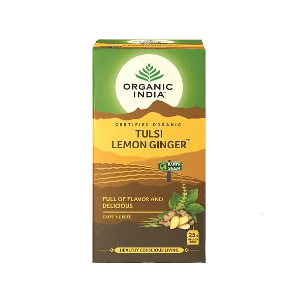 Tulsi Lemon Ginger organski čaj 25 kesica Organic India
