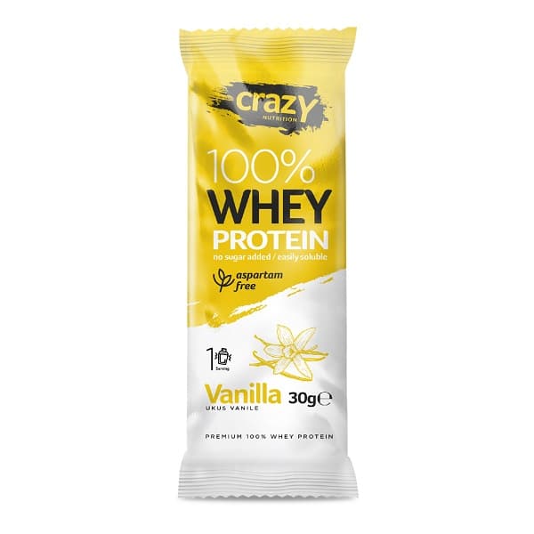 Whey protein vanila 30g Crazy Nutrition